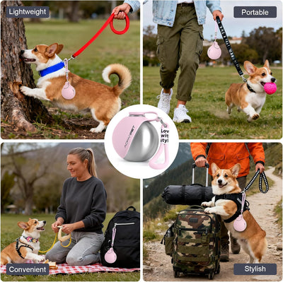 Stainless Steel Dog Water Bottle – 10 oz
