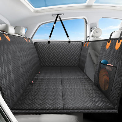 Hard Bottom Dog Car Seat Cover With Expanded Space