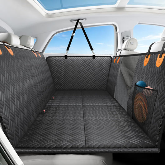 Hard Bottom Dog Car Seat Cover With Expanded Space