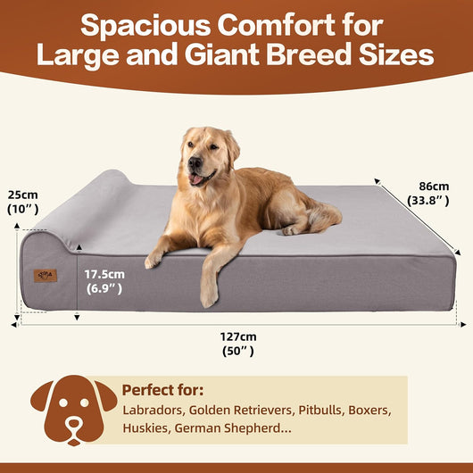 XXL Memory Foam Dog Bed I Orthopedic Large Breeds