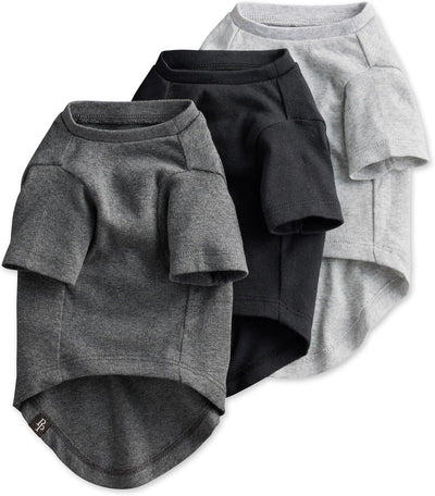 Dog Clothes 3 Pack | Organic Cotton Soft Pet Shirts
