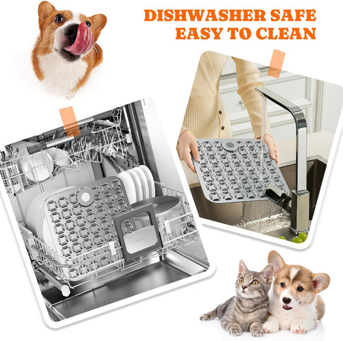 Large Stainless Steel Dog Lick Mat