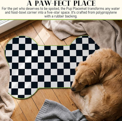 Buffalo Plaid Dog Placemat Mat 14x24