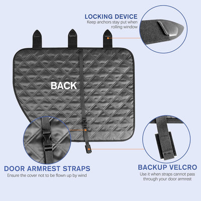 Waterproof Dog Car Door Protector Scratch Guard Cover