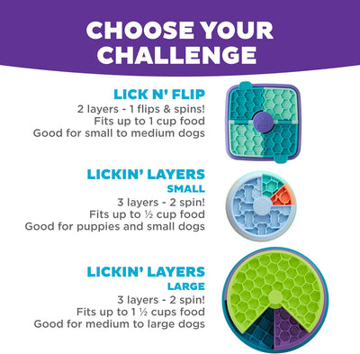 3-in-1 Dog Puzzle Lick Mat