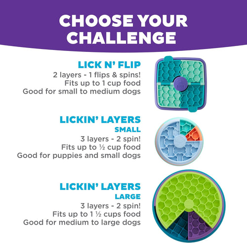 3-in-1 Dog Puzzle Lick Mat