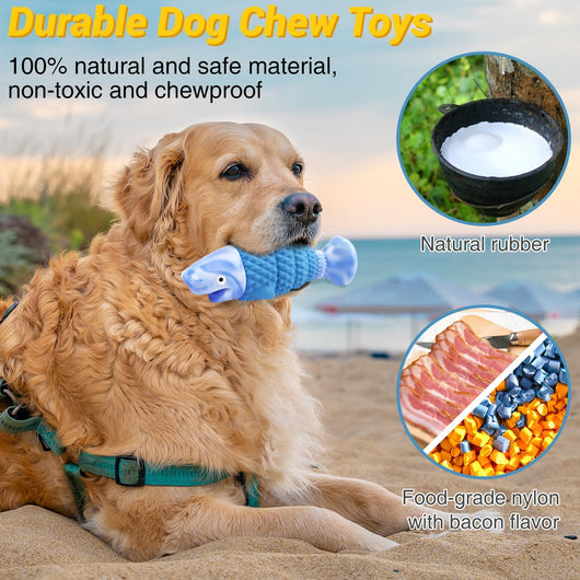 Shark Squeaky Chew Toy