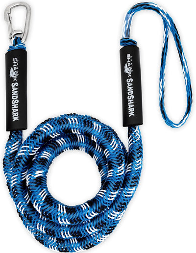 Shock-Absorbing Boat Bungee Dock Line With Clip