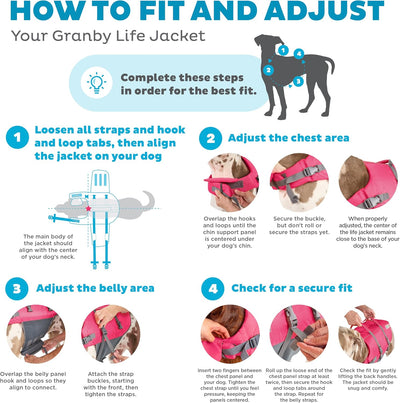 Reflective Dog Life Jacket with Rescue Handle
