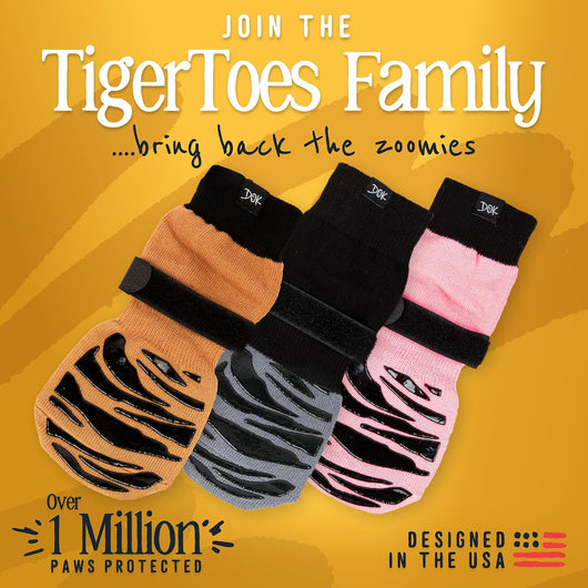 Non-Slip Dog Socks for Hardwood Floor Traction