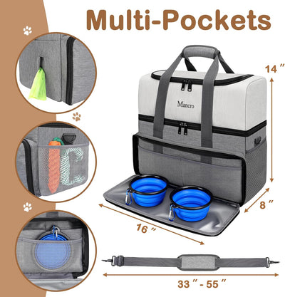 Large Dog Travel Bag Organizer For Adventures