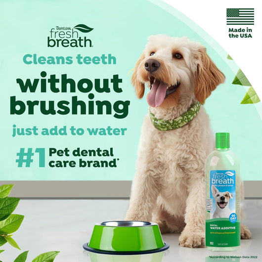 Dog Breath Freshening Water Additive Dental Solution
