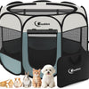 Portable Puppy Playpen For Indoor Outdoor Use