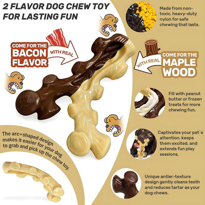 Indestructible Nylon Chew Toys 2-Pack