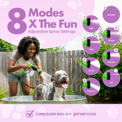Dog Shampoo Sprayer for Fast Bath Time
