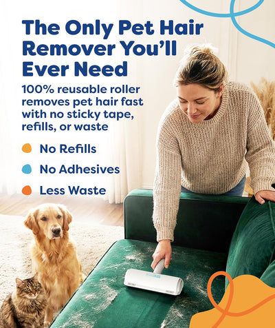Portable Reusable Pet Hair Removal Roller Tool