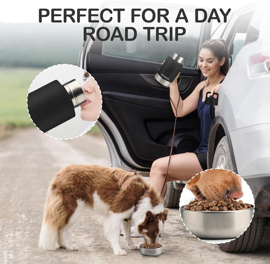 Insulated 3-in-1 Dog Travel Water Bottle Set