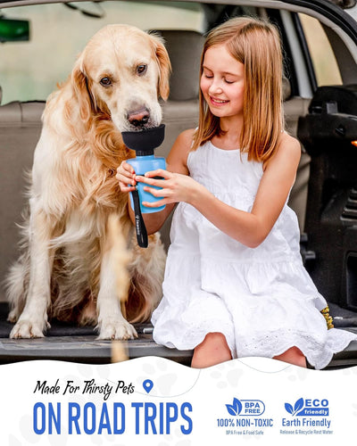 Leakproof Dog Water Bottle with Travel Bowl