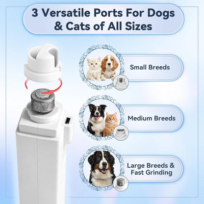 LED Dog Nail Clipper Grinder