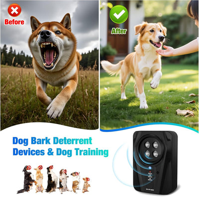 Ultrasonic Dog Bark Deterrent 50FT