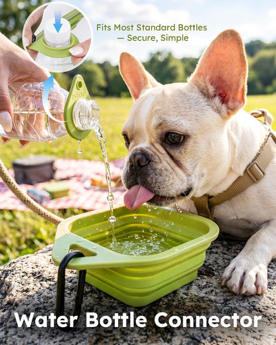 Portable Collapsible Silicone Dog Bowls for Travel