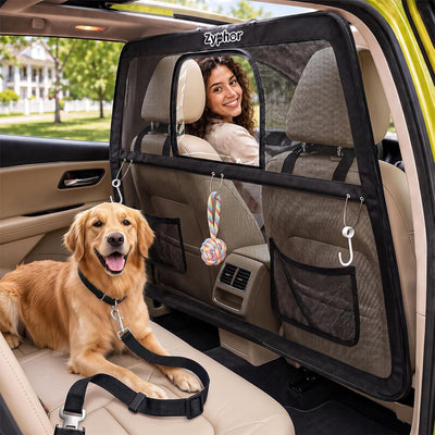 Dog Car Barrier Mesh Divider Travel Safety