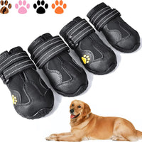 Dog Boots | Waterproof Anti-Slip Reflective Outdoor Shoes