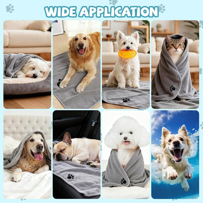 Super Absorbent Microfiber Dog Drying Bath Towel