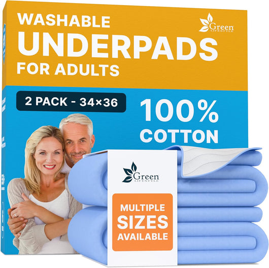 Washable Waterproof Dog Pee Pads Two-Pack 34x36