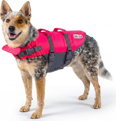 Reflective Dog Life Jacket with Rescue Handle