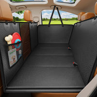 Hard Bottom Dog Car Seat Cover With Mesh Window
