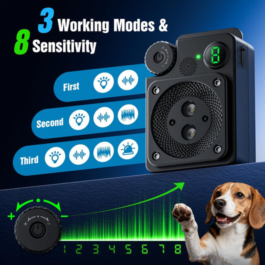 Remote Dog Bark Deterrent 50FT