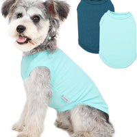 2 Pack Dog Shirts | Summer Dog Clothes | Soft Puppy Tank Tops