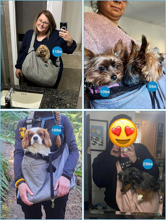 Extra-Large Hands-Free Dog Sling Carrier