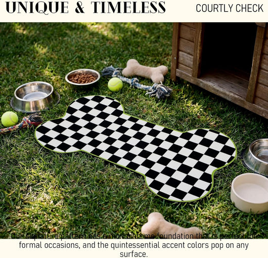 Buffalo Plaid Dog Placemat Mat 14x24