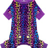Rainbow Leopard Velvet Dog Pajamas