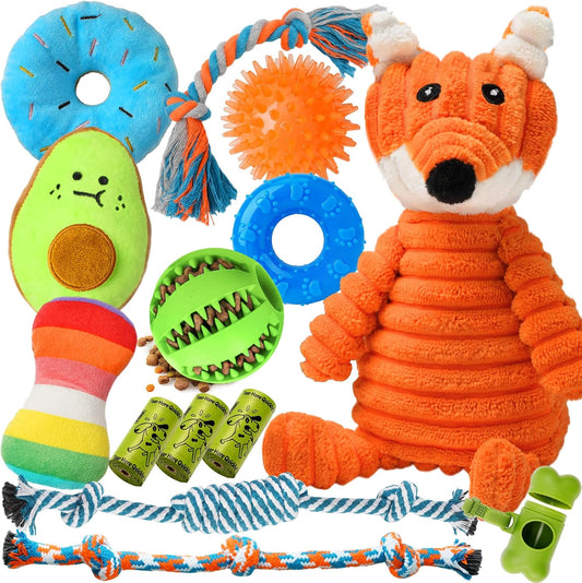 Puppy Teething Toy Set For Fun Healthy Chewing