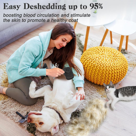 Self-Cleaning Shedding Brush for Dogs