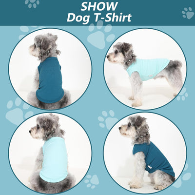 2 Pack Dog Shirts | Summer Dog Clothes | Soft Puppy Tank Tops