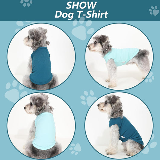 2 Pack Dog Shirts | Summer Dog Clothes | Soft Puppy Tank Tops