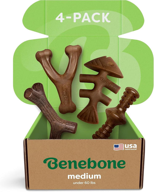 Benebone 4-Pack Medium Chew Bones