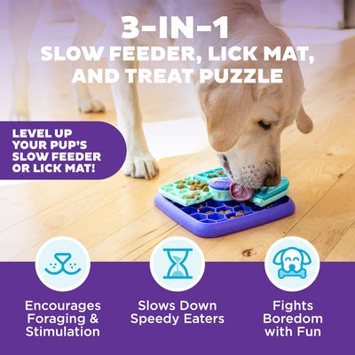 3-in-1 Dog Puzzle Lick Mat