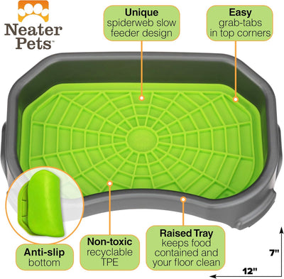 Mess-Proof Dog Lick Mat Slow Feeder Tray
