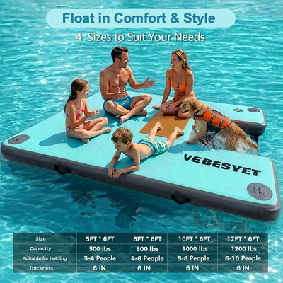 Inflatable Dog Ramp Floating Dock Safety Platform