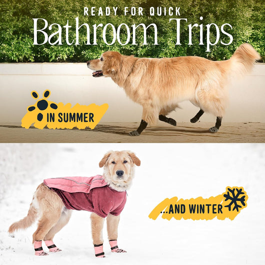 Non-Slip Dog Socks for Hardwood Floor Traction