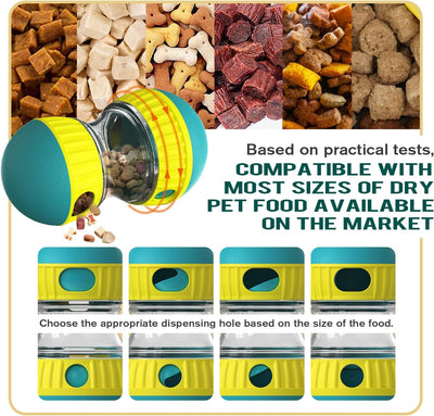 Adjustable Dog Treat Dispensing Puzzle Toy Ball