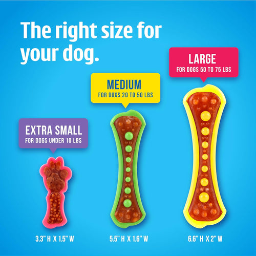 Hartz Dental Duo Chew Dog Toy