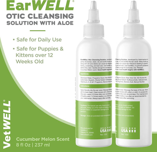 Gentle Dog Cat Ear Cleaner Otic Rinse