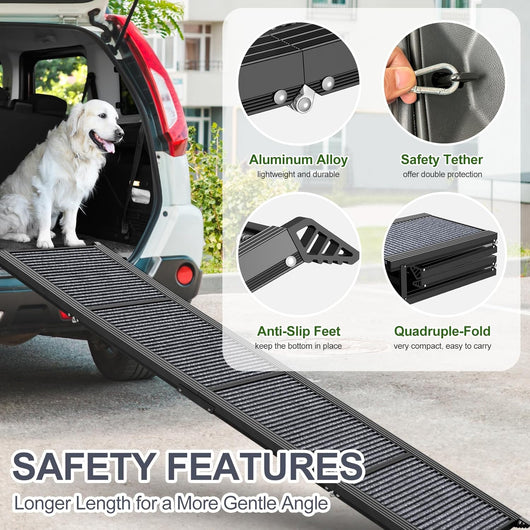 Portable Dog Car Ramp for Safer Adventures