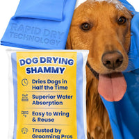 Large Shammy Dog Towel Quick Dry Chamois